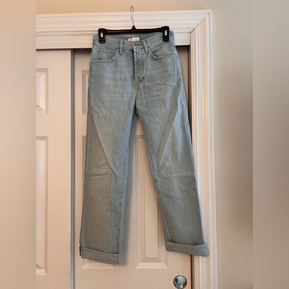 Women's Light Blue Jeans 7u386455 7 for all mankind
